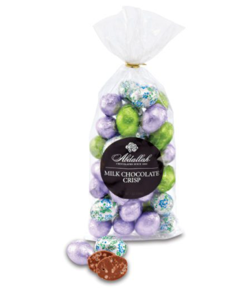 Abdallah Candies - Foiled Chocolate Crisp Eggs 7 oz - 9223E
