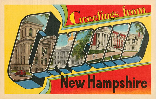 Found Image Press - NH-799 Postcard: Greetings from Concord NH-00799-PC2001-M