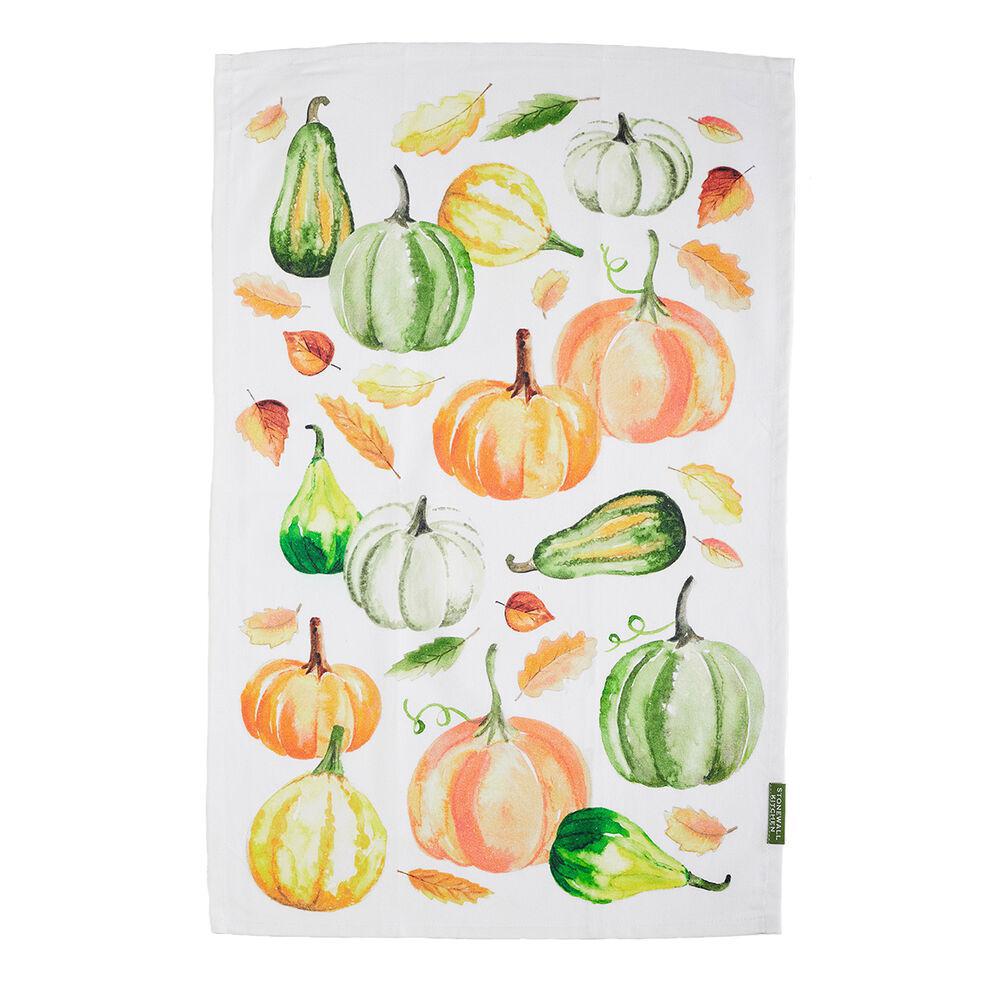 Stonewall Kitchen - Watercolor Pumpkins Tea Towel 608818