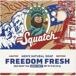 Dr. Squatch - Freedom Fresh Bar Soap  - Red Root Tea Zero Grit (White Bar) BAR-FRE-04 DISVEN