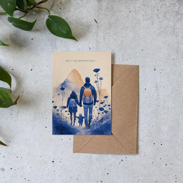 Botanopia - And So the Adventure Begins | New Baby Card | Gender Neutral - GC009