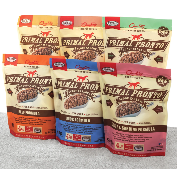 Primal - Canine Pork Pronto Formula 4lb PRCPKF4/6