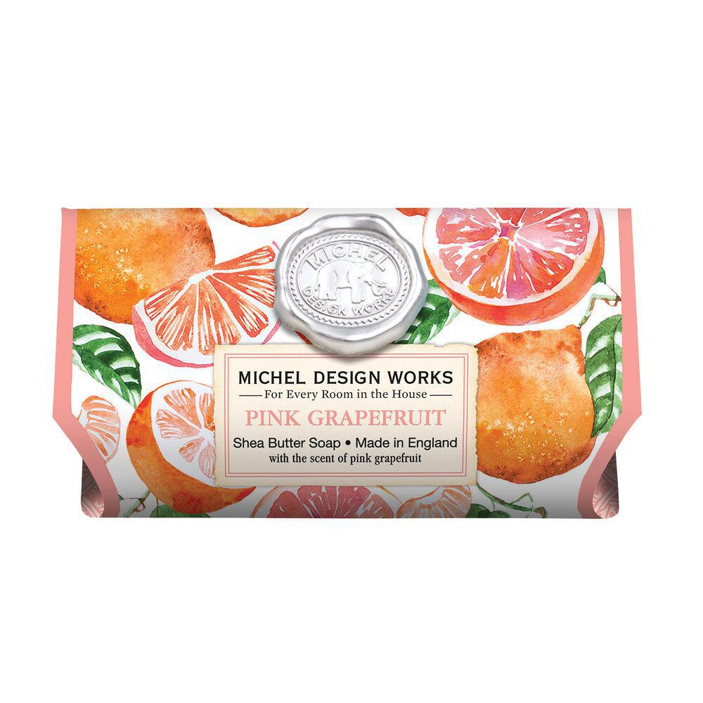 Stonewall Kitchen - Michel Design Works - Pink Grapefruit Large Bath Soap Bar - 802367 DISVEN
