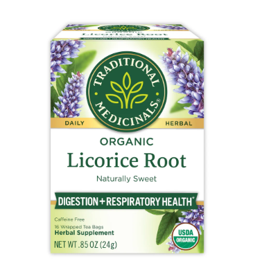 Traditional Medicinals - Organic Licorice Root Tea 16 Bags - 218881