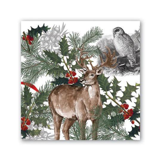 Stonewall Kitchen - Michel Design Works - Winter Woodland Luncheon Napkin - 817425 DISVEN