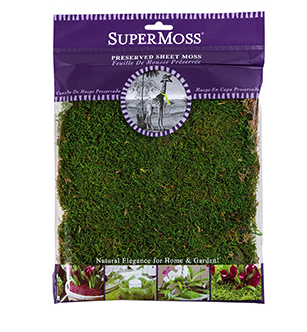 SuperMoss Sheet Moss Preserved 80 75 Cu In Forest Green - 80230509