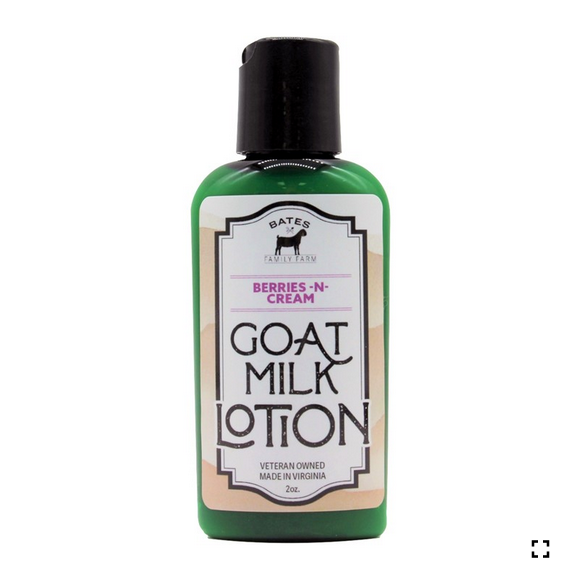 Bates Family Farm - 2oz Goat Milk Lotion - Berries and Cream