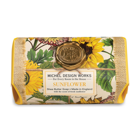 Stonewall Kitchen - Michel Design Works - Sunflower Large Bath Soap Bar SOAL350 802350 DISVEN