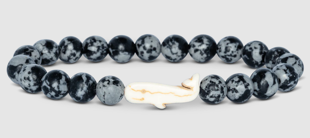 Fahlo - The Wayfare Bracelet - Tracks a Whale  - Ocelli Stone - W-WAY-OCEL