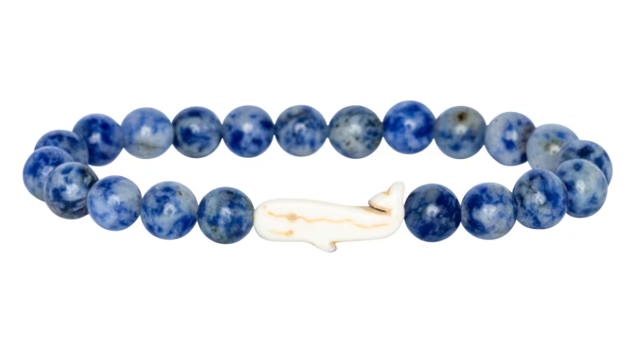 Fahlo - The Wayfare Bracelet - Tracks a Whale  - Coastal Blue - W-WAY-COAST
