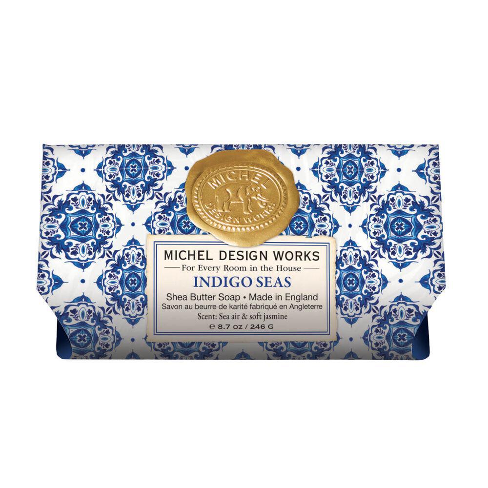 Stonewall Kitchen - Michel Design Works - Indigo Seas Large Bath Soap Bar 7 oz  - 802438
