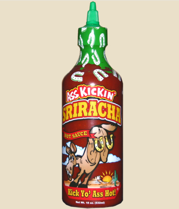 Ass Kickin' - Sriracha Hot Sauce 16 oz - AK844