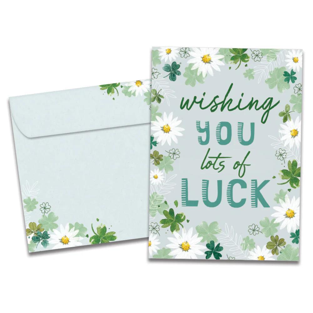 Tree-Free Greetings - Good Luck Card - Wishing You Luck 21573