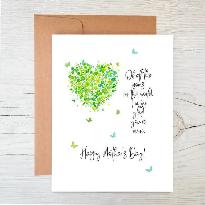 Raven's Edge Studio -  Plantable Card | Mother’s Day Card | Eco Card | Flower Heart