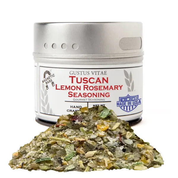 Gustus Vitae Tuscan Lemon Rosemary Seasoning  Tin DISSVF