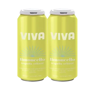 Viva - Limoncello Tequila Seltzer - 4 Pack 12 oz Cans - 608805