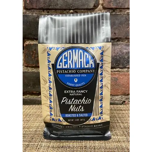 Germack Pistachio Company - Pistachio Traditional Paper Bag 14oz 20015 DISCOSVF
