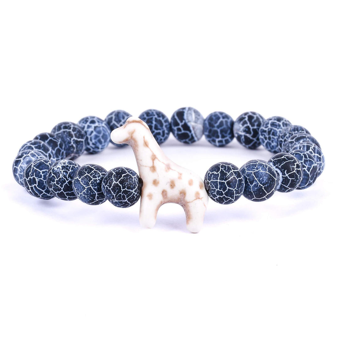 Fahlo - The Trek Bracelet - Tracks a Giraffe - River Blue