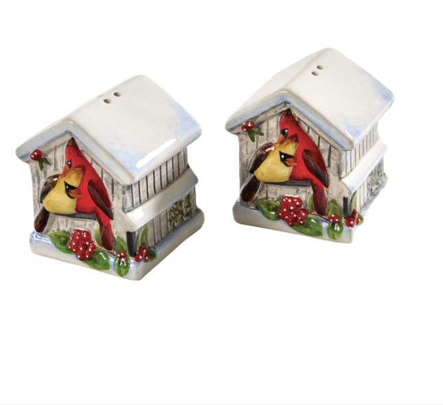 Park Designs - Holiday Cardinal Love Salt and Pepper Set - 9879-678