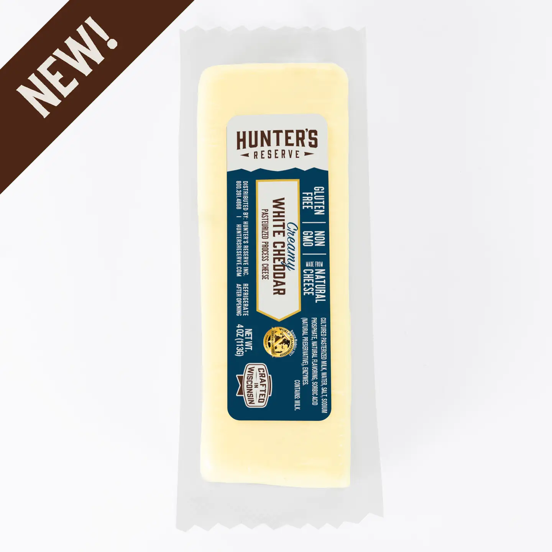 Hunter's Reserve - Creamy White Cheddar Cheese 4 oz Bar - CH5120014 DISSVF