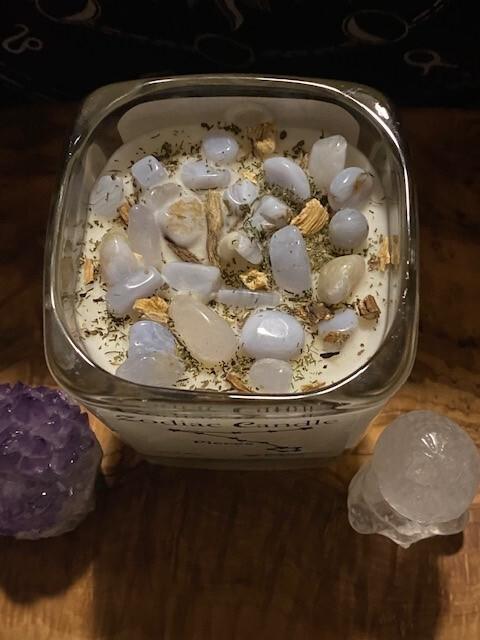 Blissful Collections by Victoria - Pisces Candle 10 oz Cube w/ Lid - 1212