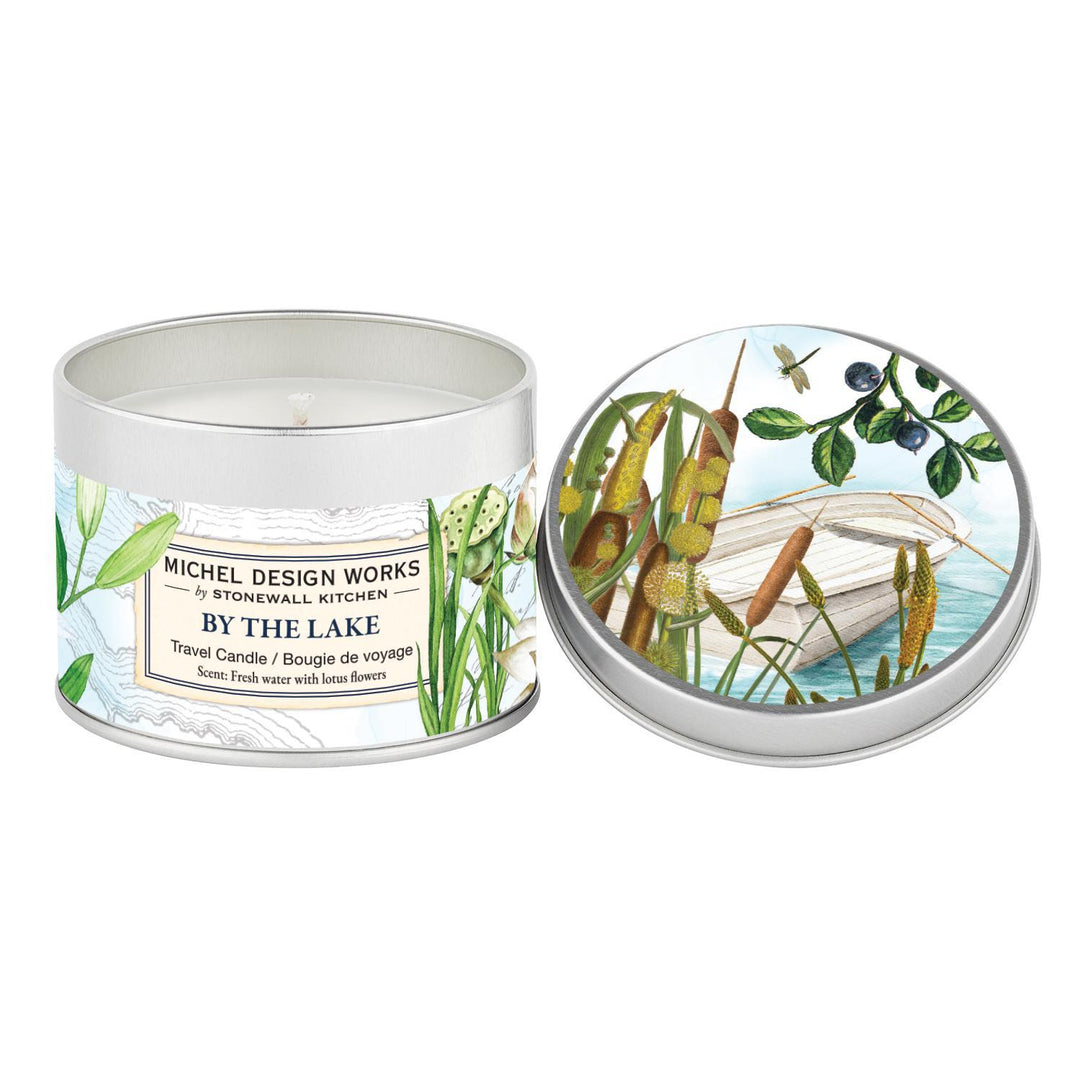 Michel Design Works - By the Lake Travel Candle 5.5 oz - 849429 DISVEN