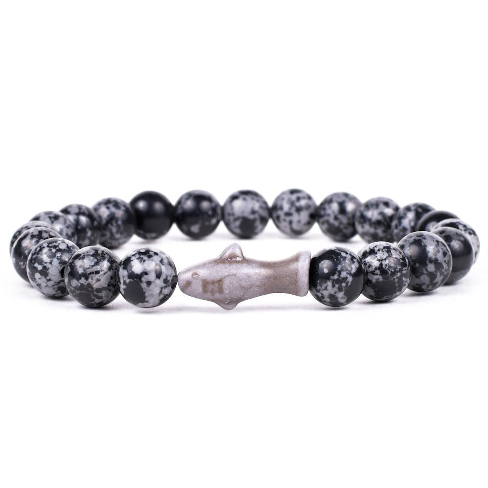 Fahlo - The Voyage Bracelet - Tracks a Shark - Ocelli Stone