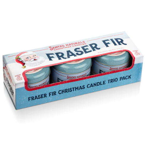 Murphy's Naturals - Santa's Naturals - Fraser Fir Mini Trio Candle Set 3.5 oz - SN013-FF-C6