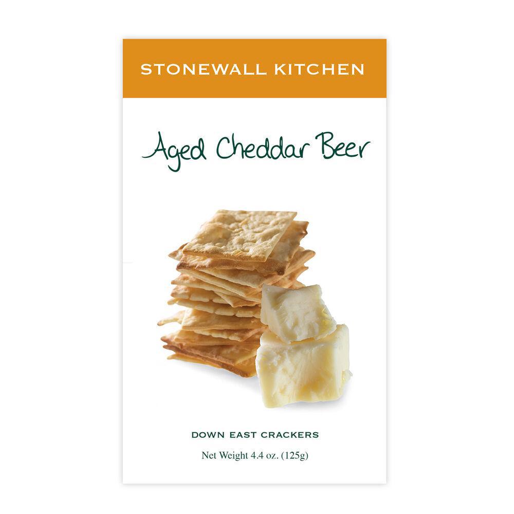 Stonewall Kitchen - Aged Cheddar Beer Crackers 4.4 oz - 553007