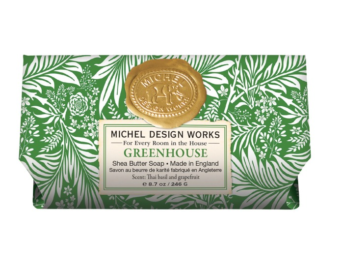 Stonewall Kitchen - Michel Design Works - Greenhouse Large Bath Soap Bar 8.7 oz - 802449