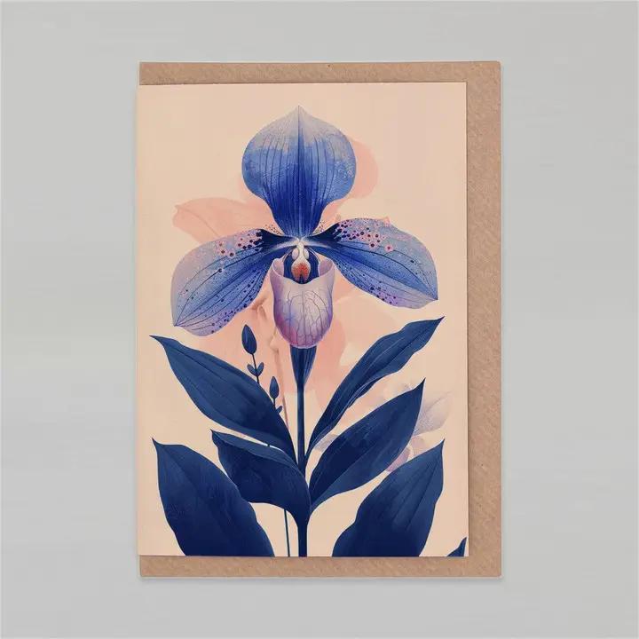 Botanopia - Lady Slipper Orchid | Mother's Day Card - GC029