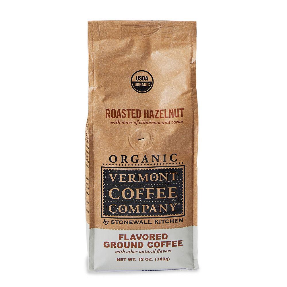 Stonewall Kitchen - Vermont Coffee Company - Organic Roasted Hazelnut Ground Coffee 12 oz - 381269 DISCOSVF