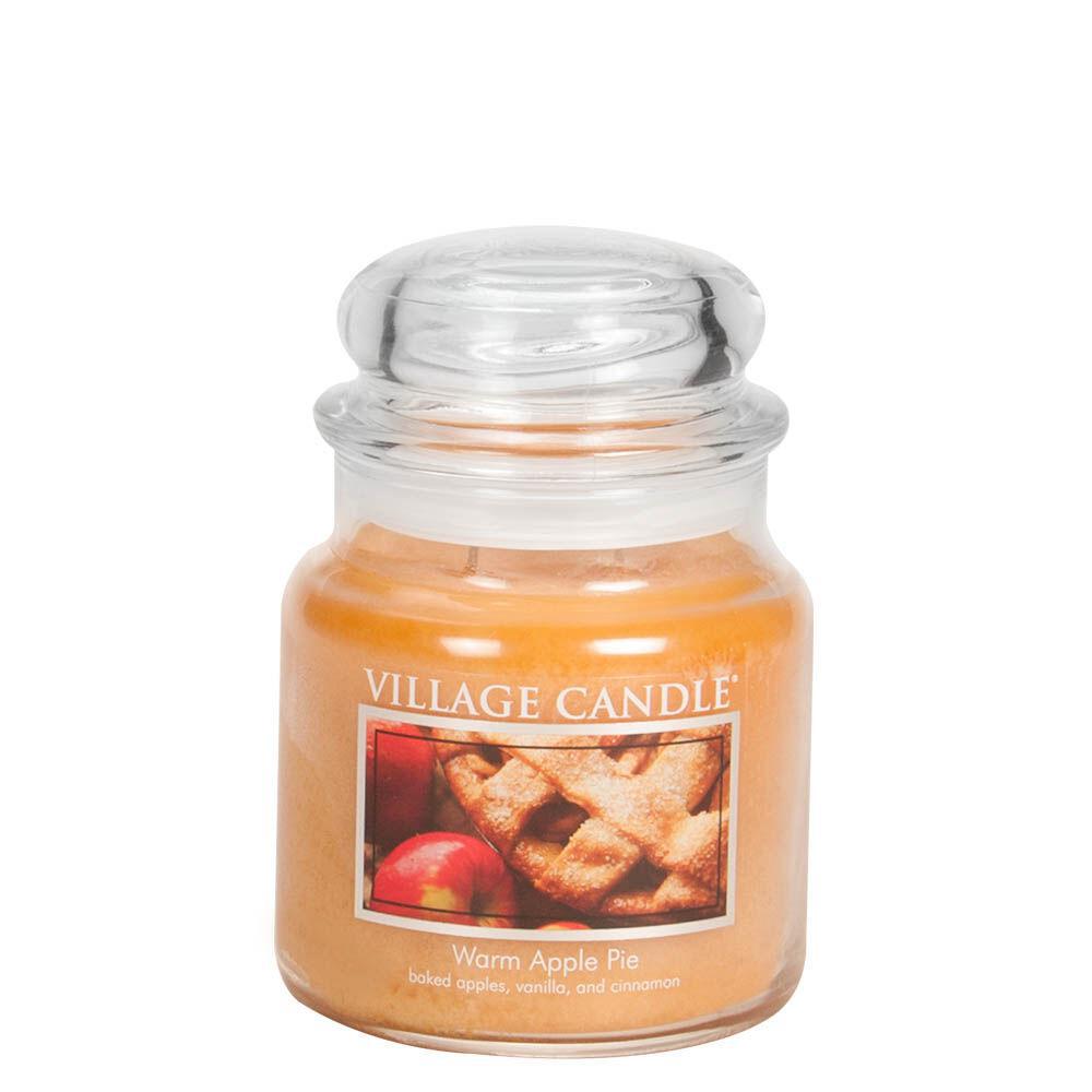 Stonewall Kitchen - Village Candle Warm Apple Pie - Medium Apothecary 13.75 oz Jar 4160011 DISSVF