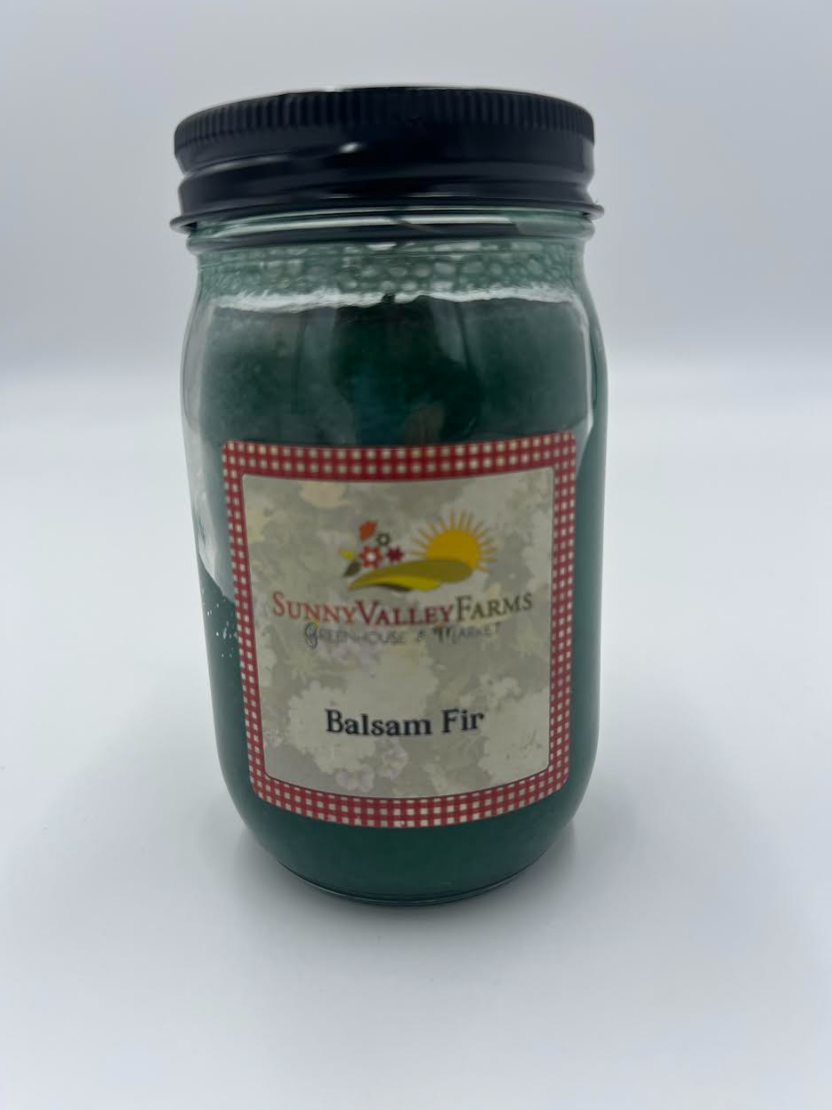 Sunny Valley Farms -  Candle - Balsam Fir - 12 oz Pint BFP