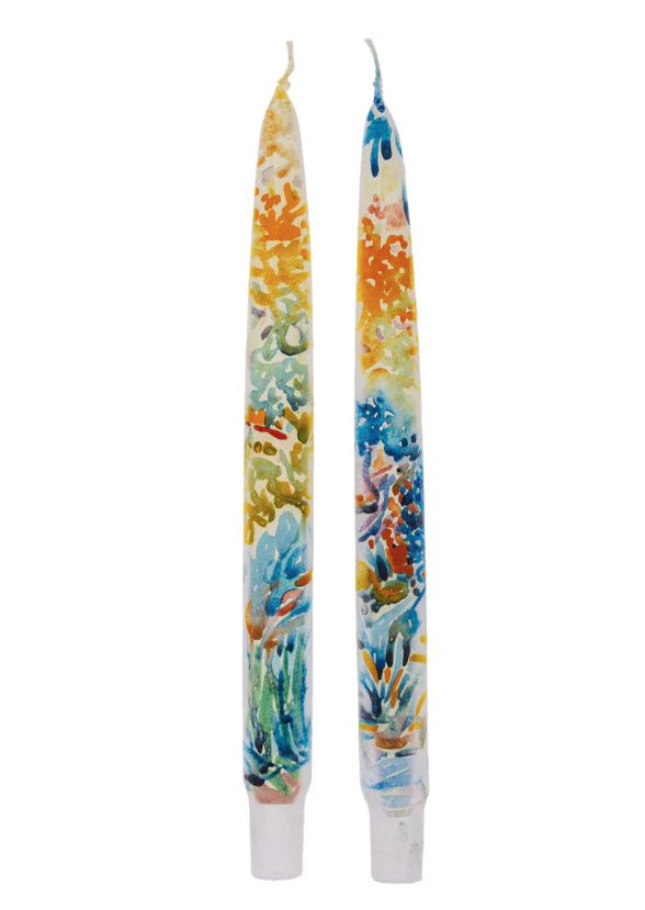 Flatyz - The Artist's Garden at Saint-Clair, Henri-Edmond Cross - Set of 2 Taper Candles - 24V204