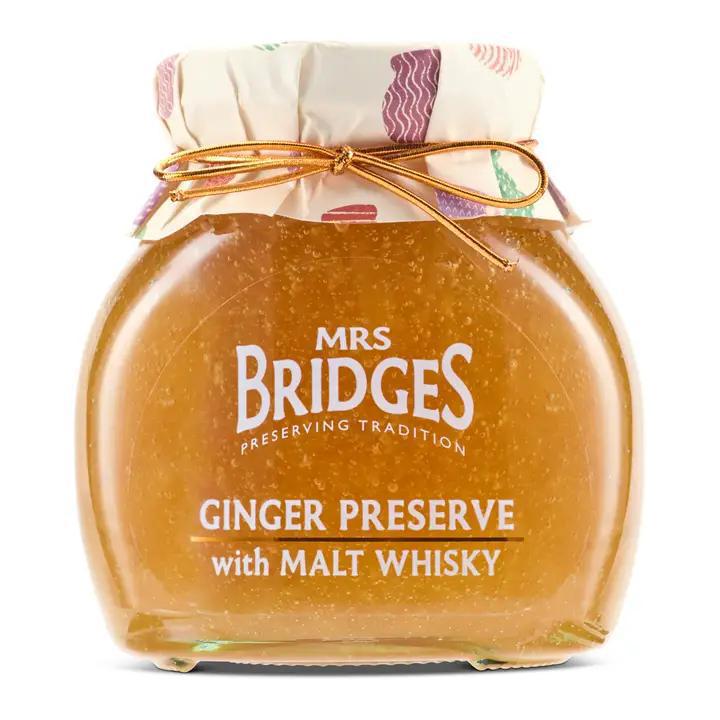 Mrs Bridges - Ginger Preserve with Malt Whiskey 12 oz - MB-8391CS DISSVF