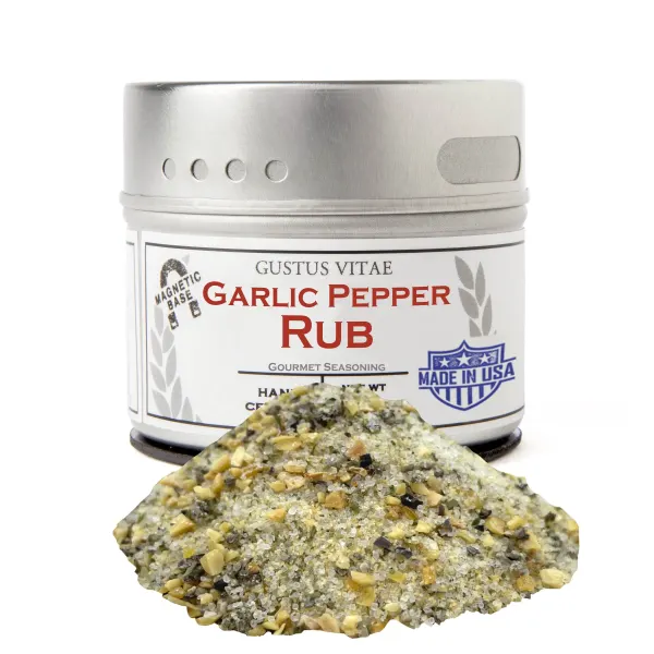 Gustus Vitae - Garlic Pepper Rub DISSVF