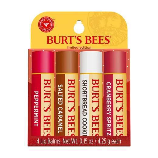 Burt's Bees - Holiday Festive Fix Lip Balms 4-Pack (0.15 oz.)  - 239700