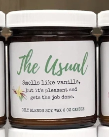 Oily Blends - Sex Candles - The Usual 6 oz
