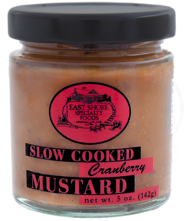 East Shore Specialty Foods - Cranberry Mustard - 5oz Jar  MCR5 DISSVF
