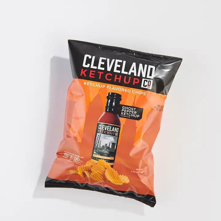 Cleveland Ketchup Co. - Ghost Pepper Ketchup Chips 2.75 oz DISSVF