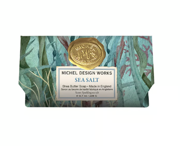 Stonewall Kitchen - Michel Design Works - Sea Salt Large Bath Soap Bar 8.7 oz - 802465