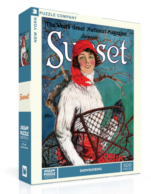 New York Puzzle Company - Snowshoeing - NPZSU2353