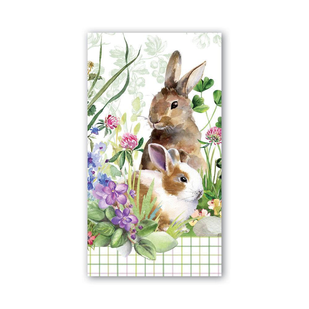 Michel Design Works - Bunny Meadow Hostess Napkin -  Style A 807382 DISVEN