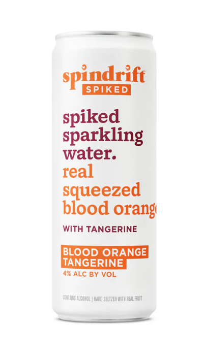 Spindrift Spiked - Blood Orange - 19.2 oz Can - 608123