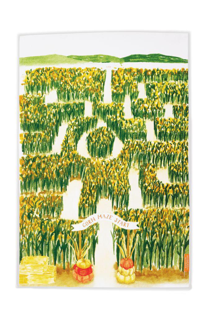 Stonewall Kitchen - Corn Maze Tea Towel 610400