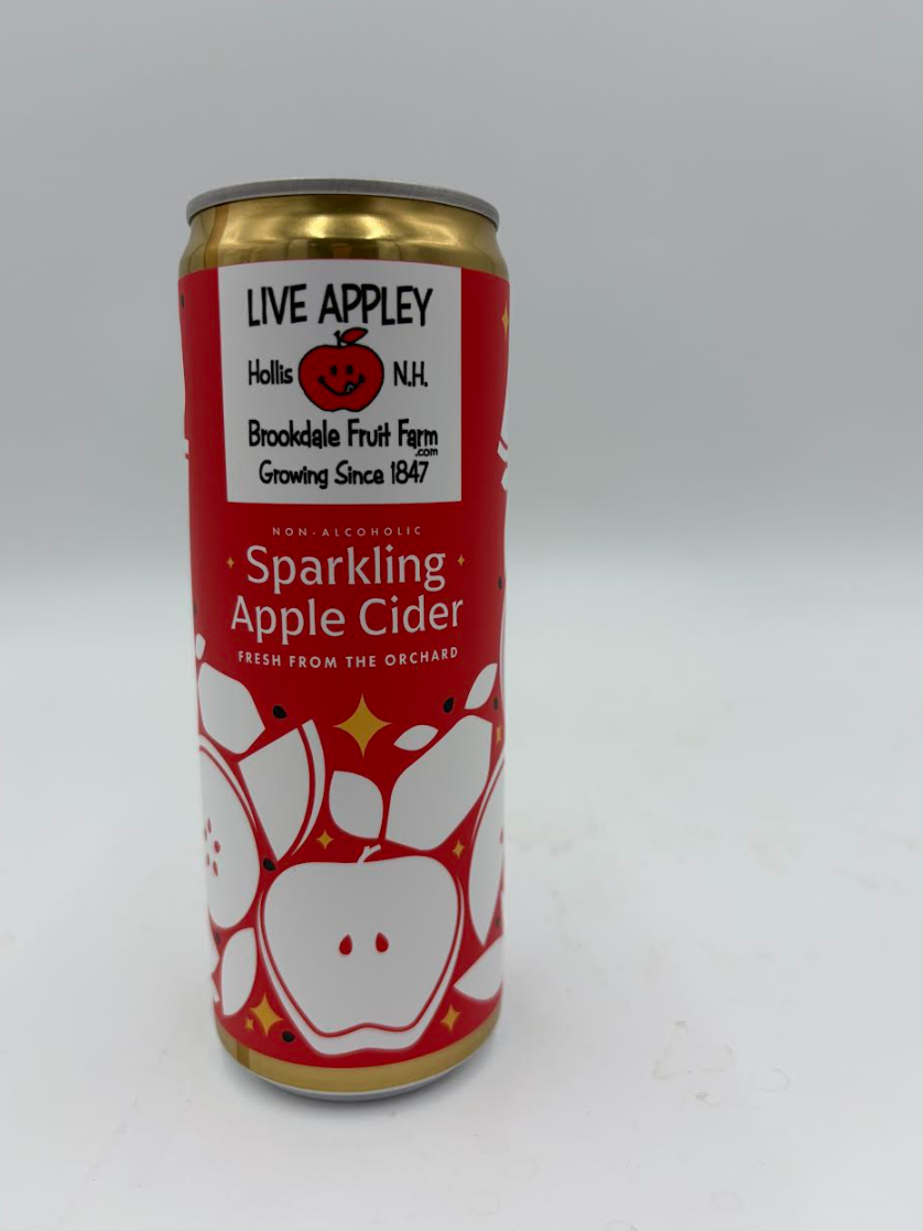 Brookdale Fruit Farm - Sparkling Cider 12 oz Can (Local, Hollis, NH)