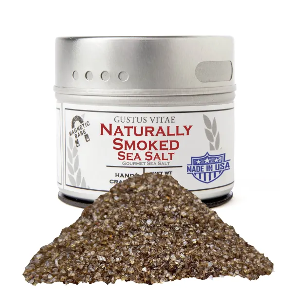 Gustus Vitae Smoked Sea Salt  Tin DISVEN