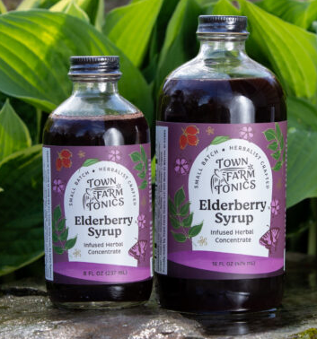 Town Farm Tonics - Elderberry Syrup 8 oz - 68425