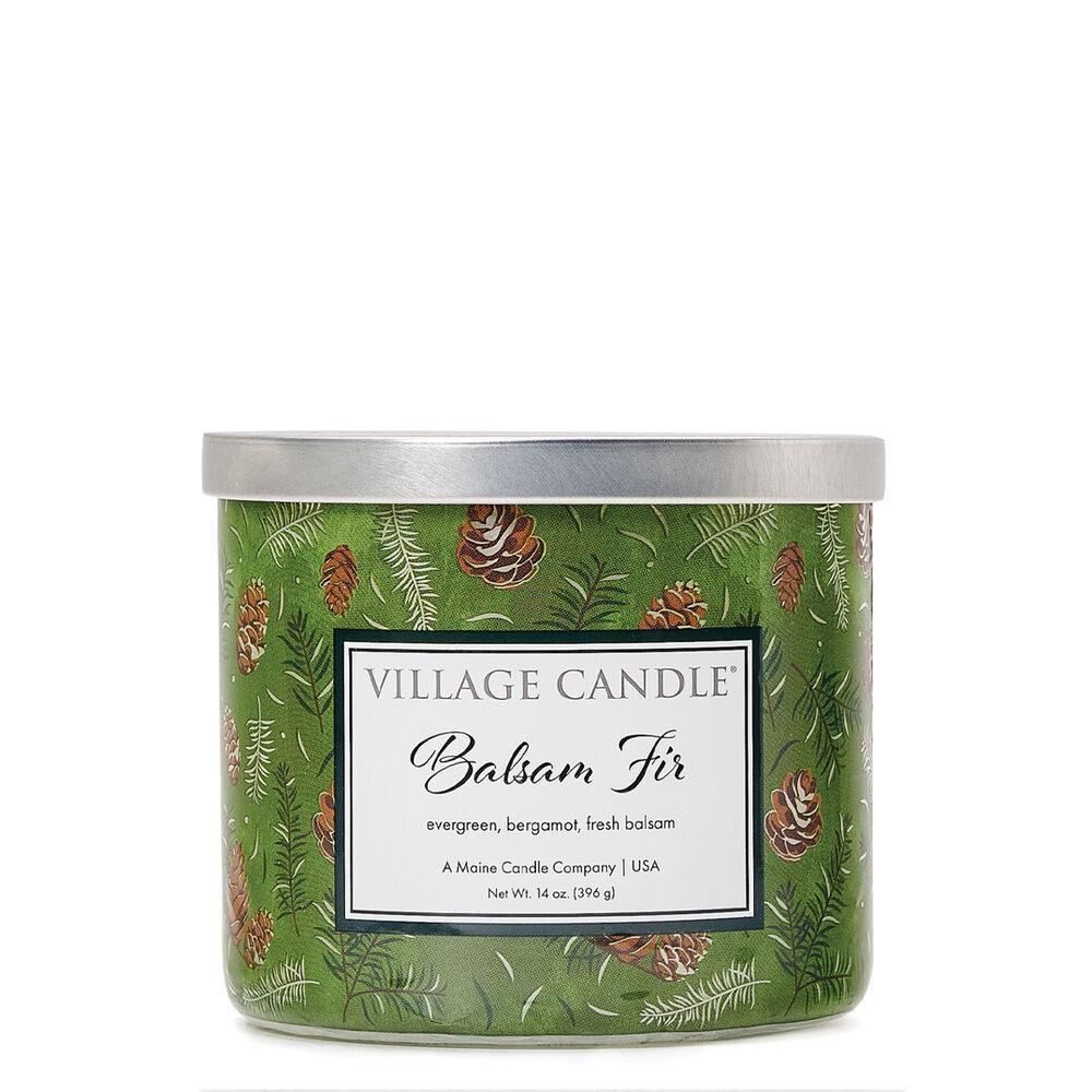 Stonewall Kitchen - Village Candle - Balsam Fir Luminary Candle 14 oz - 4170136 DISVEN
